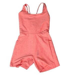 CALIA Women's Lustralux 5” Bodysuit aquatic coral heather size XL